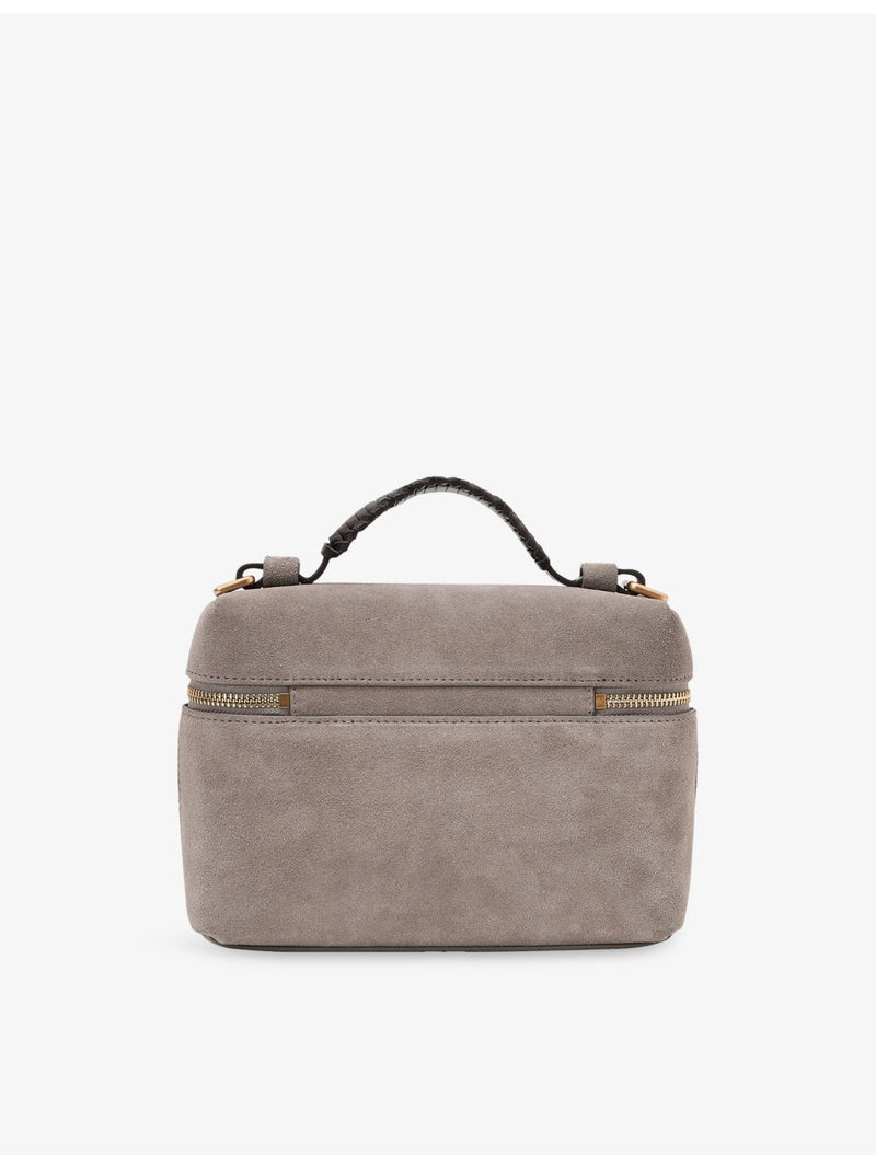 Reiss Ines Vanity suede cross-body bag, UK version