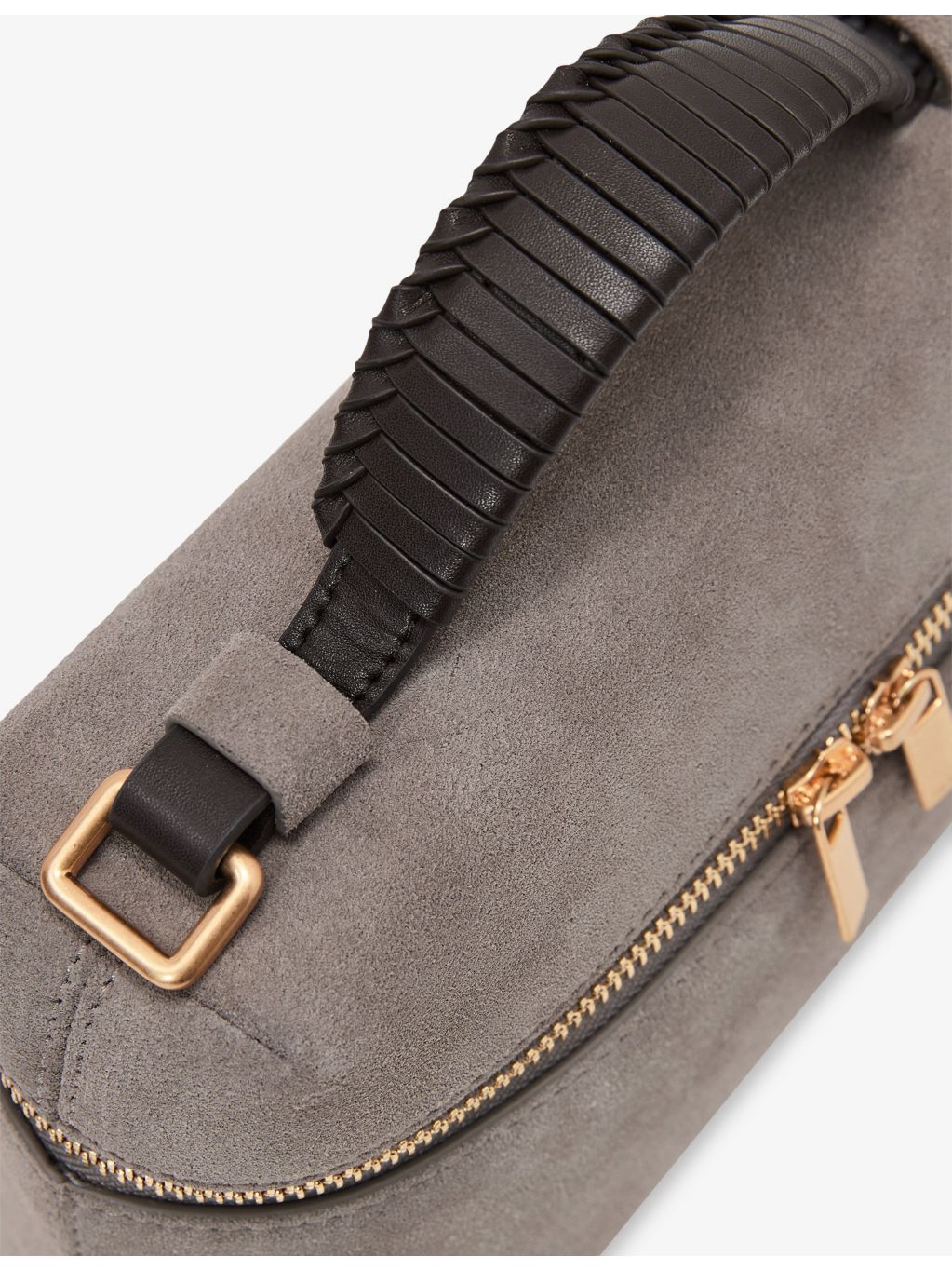 Reiss Ines Vanity suede cross-body bag, UK version