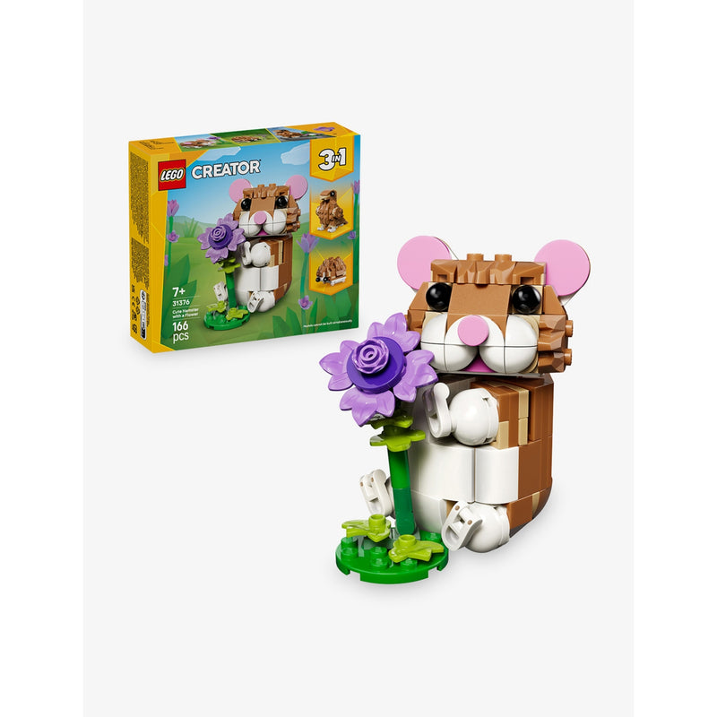 LEGO Creator 3-in-1 cute hamster playset 166 pieces, imported from the UK