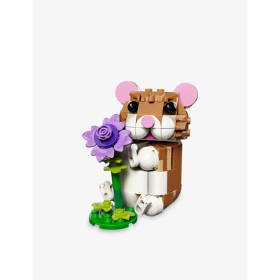 selfridges LEGO Creator 3-in-1 Cute Hamster with a Flower Playset- Buy online at McGrocer