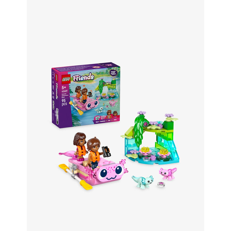 LEGO Friends Axolotl Adventure Boat playset 95 pieces (British brand)