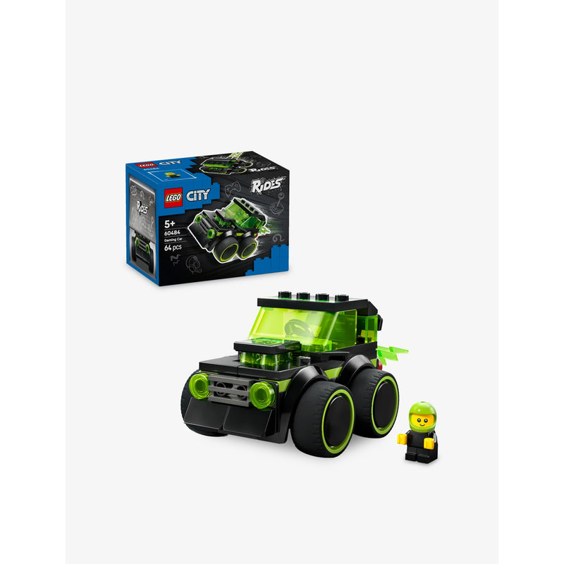 LEGO City Rides gaming car playset 64 pieces (British brand)