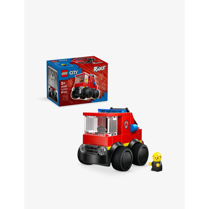 LEGO City fire truck playset 67 pieces, imported from the UK