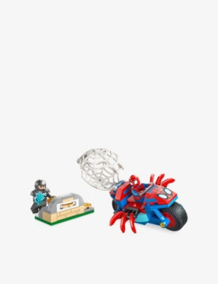 LEGO Marvel Spidey Motorcycle vs Rhino building set 61 pieces - British product