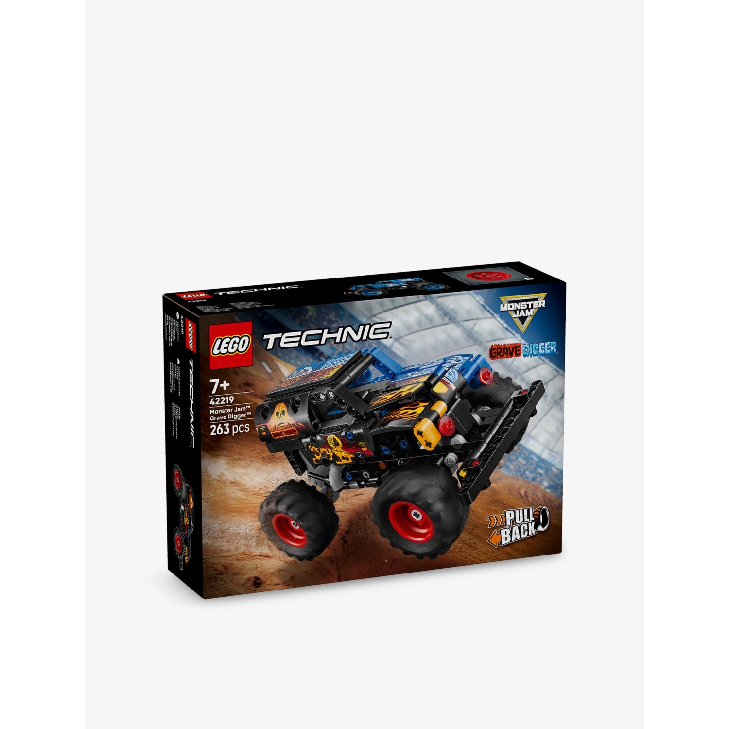 LEGO Technic Monster Jam Grave Digger truck 263 pieces (British brand)
