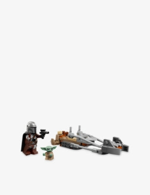 LEGO Star Wars Mandalorian and Grogu's Speeder Bike 58-piece playset (British brand)