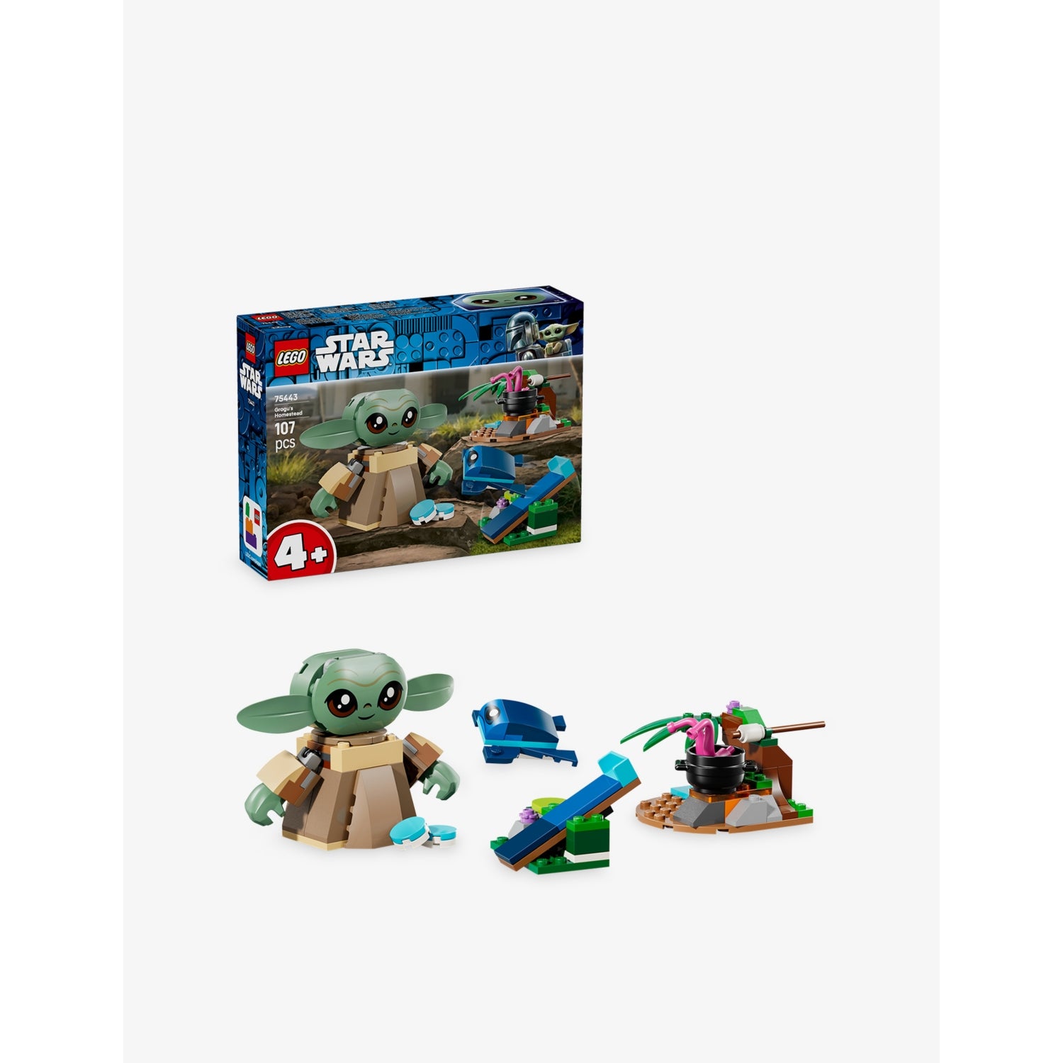 LEGO Star Wars Grogu Homestead figure 107 pieces (British brand)