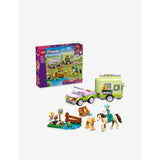 LEGO Friends horse and baby foal trailer playset 279 pieces (British brand)