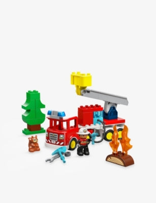 LEGO DUPLO 10473 fire truck playset with firefighter figure (British brand)