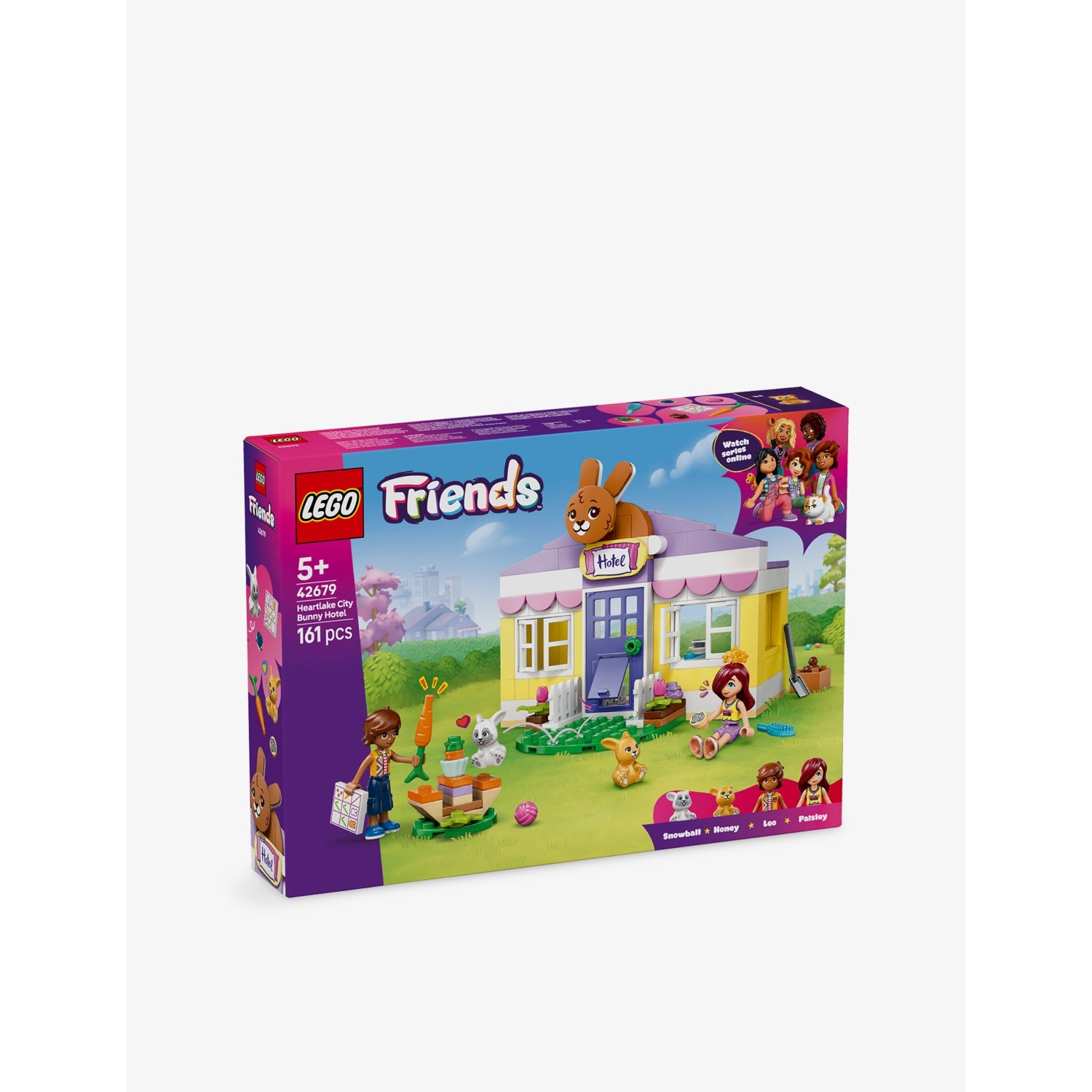 LEGO Heartlake City Bunny Hotel playset 161 pieces (British brand)