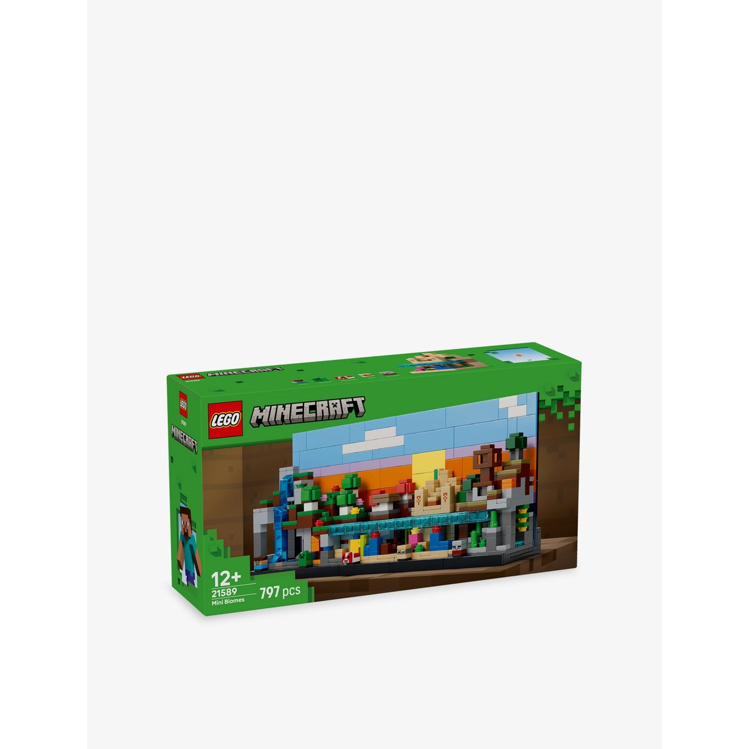 LEGO Minecraft Mini Biomes playset 797 pieces (British brand)