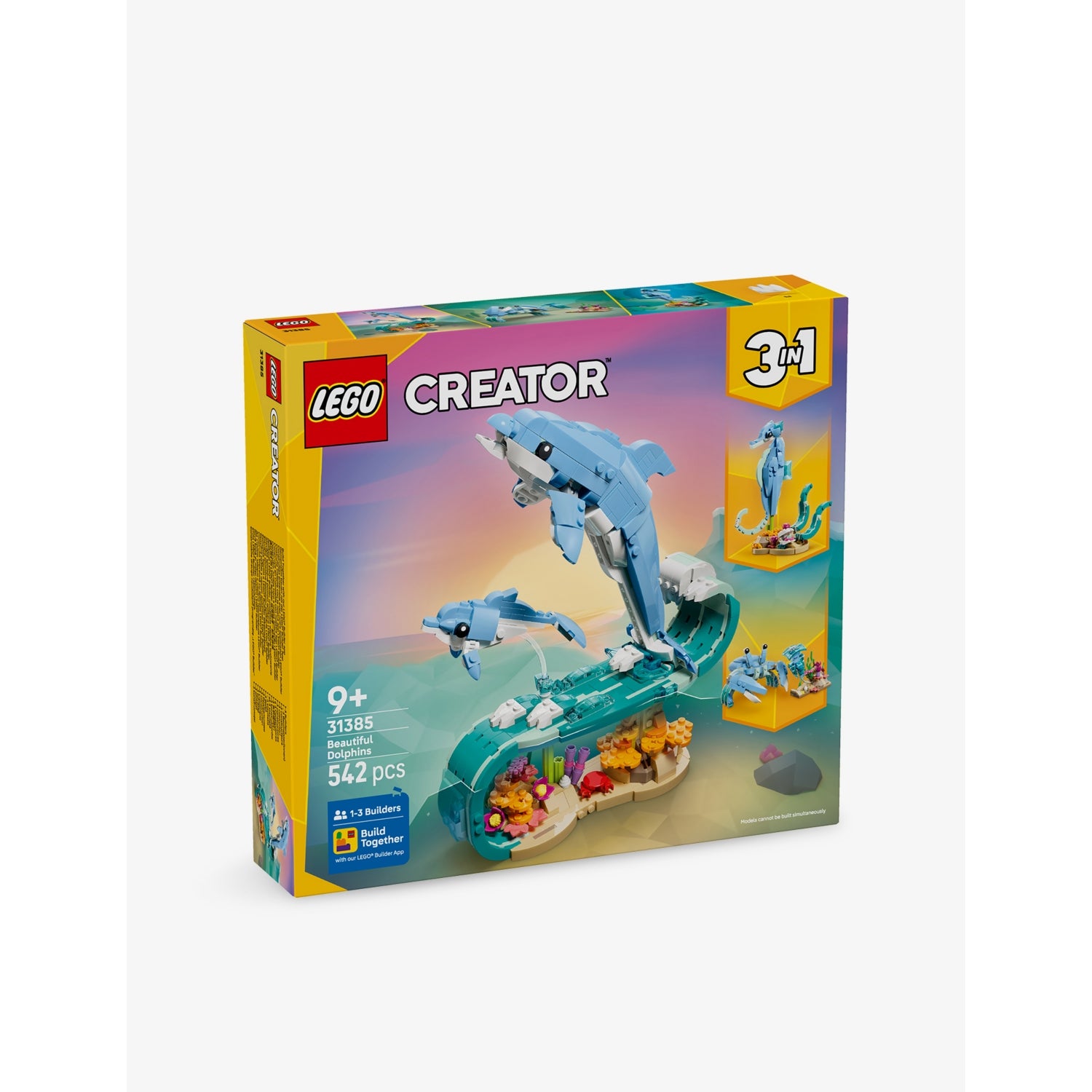 LEGO Creator 3in1 Sea Animals dolphin set - British product