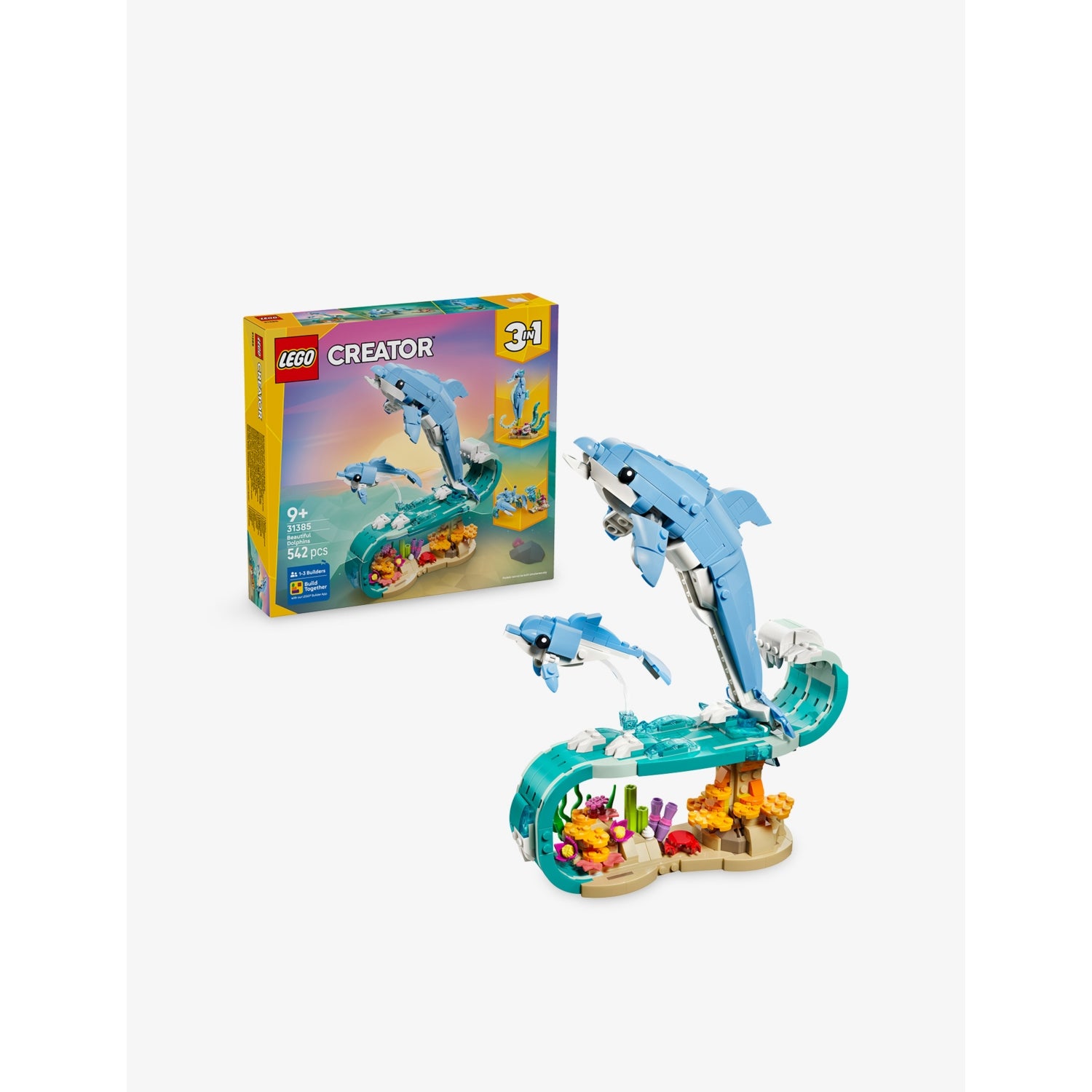 LEGO Creator 3in1 Sea Animals dolphin set - British product