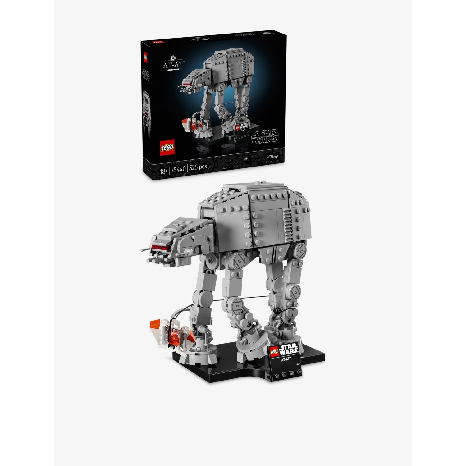 LEGO Star Wars AT-AT 75440 display model, imported from the UK