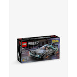 LEGO Speed Champions Time Machine 357-piece playset, imported from the UK