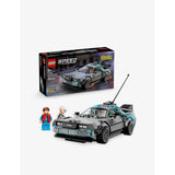 LEGO Speed Champions Time Machine 357-piece playset, imported from the UK