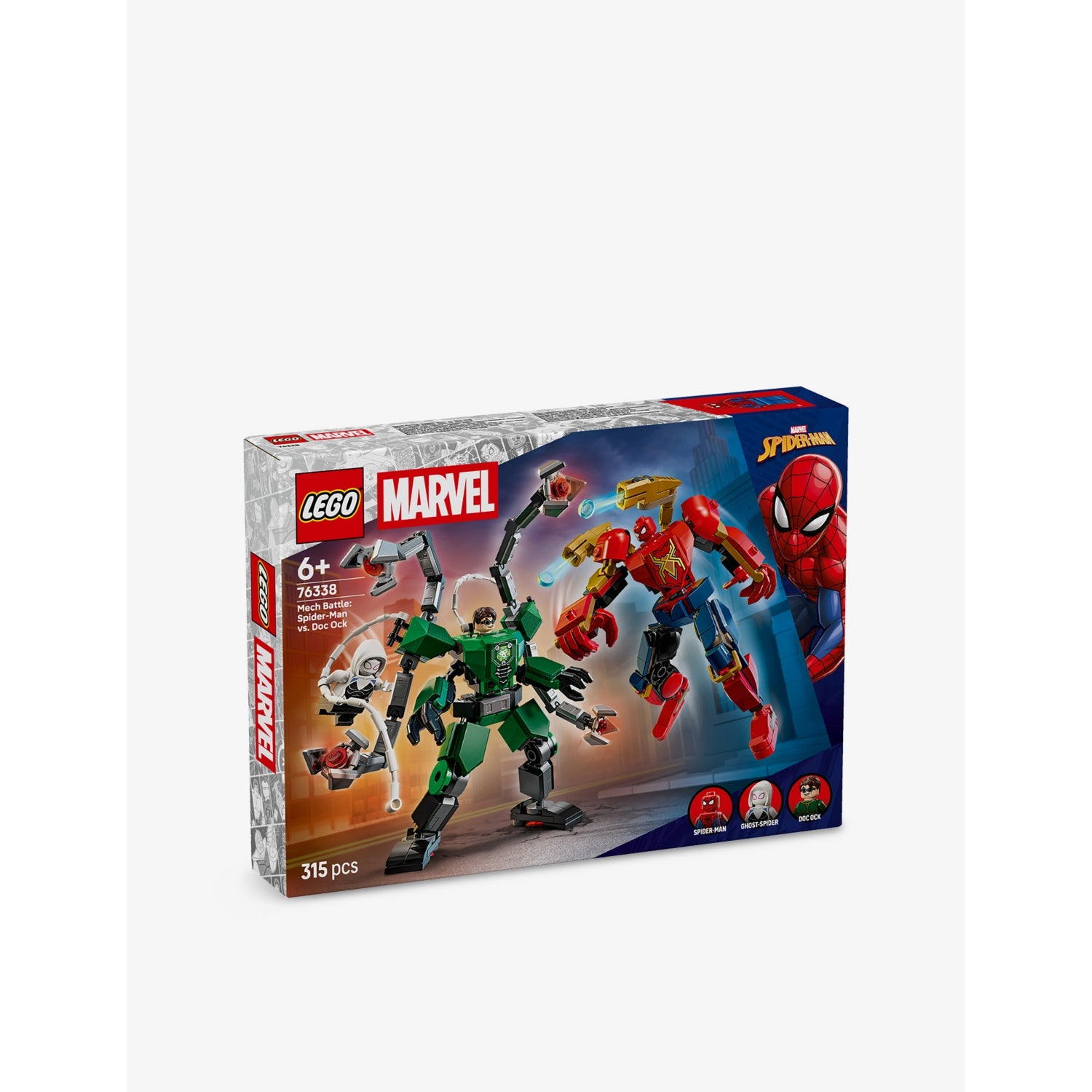 LEGO Marvel mech battle Spider-Man vs Doc Ock, imported from the UK