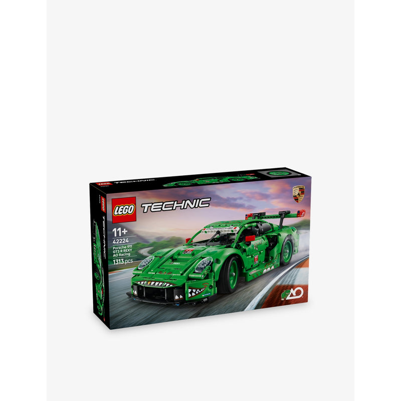 LEGO Porsche 911 GT3 R REXY AO 1313-piece building set, UK version