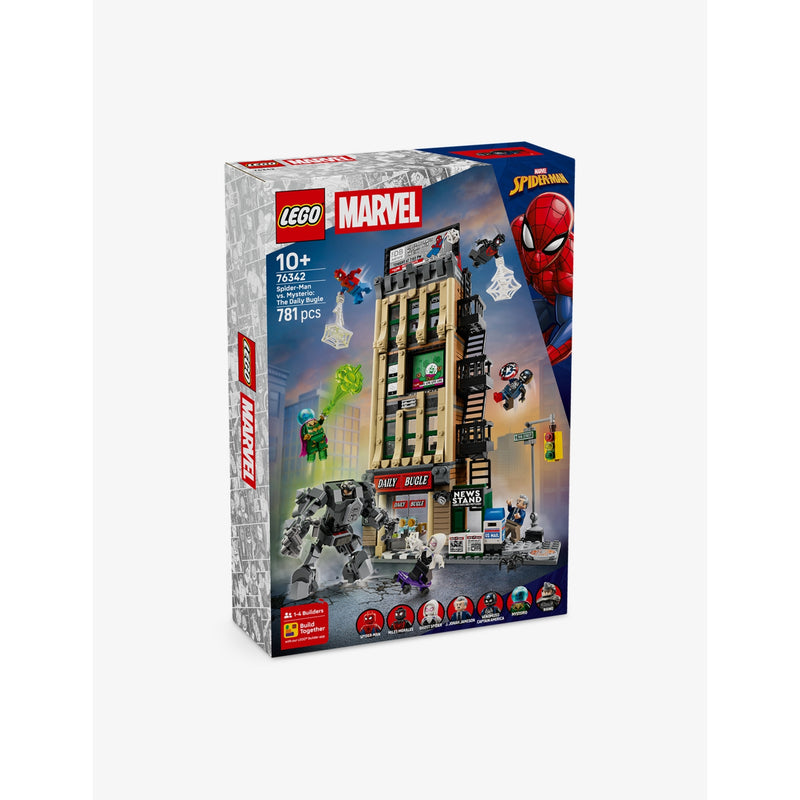 LEGO Marvel Spider-Man vs Mysterio Daily Bugle playset 76342, UK version