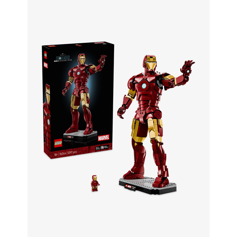 LEGO Marvel Iron Man Mark 3 collectors' figure 76344 (British brand)