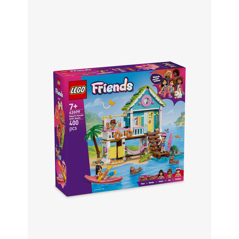 LEGO Friends Beach House with Seals playset 42699, 400 pieces, UK version