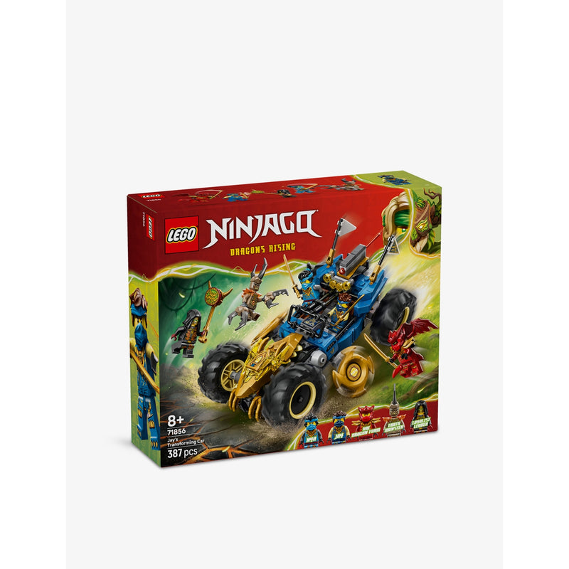 LEGO NINJAGO Jay's Transforming Car playset 71856, imported from the UK