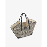 Marni Waves Woven Tote Bag 65cm wide, imported from the UK