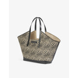 Marni Waves Woven Tote Bag 65cm wide, imported from the UK