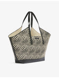 Marni Waves Woven Tote Bag 65cm wide, imported from the UK