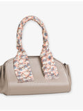 Marni printed slim silk scarf with micro-floral pattern, imported from the UK