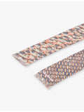 Marni printed slim silk scarf with micro-floral pattern, imported from the UK