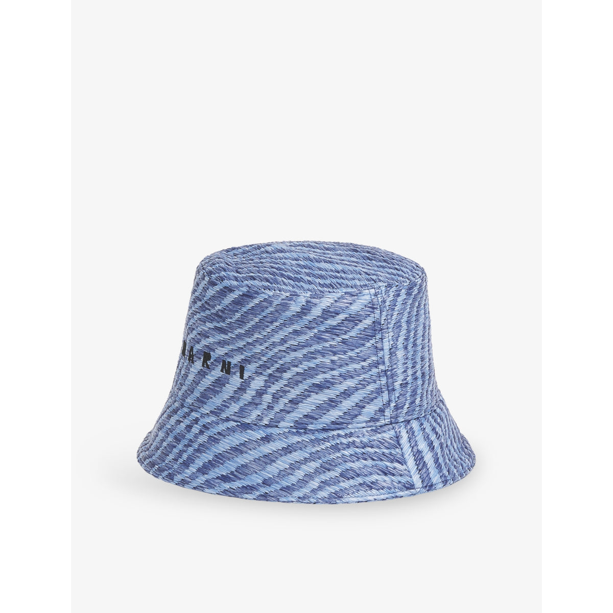 Raffia-Effect Woven Bucket Hat - S