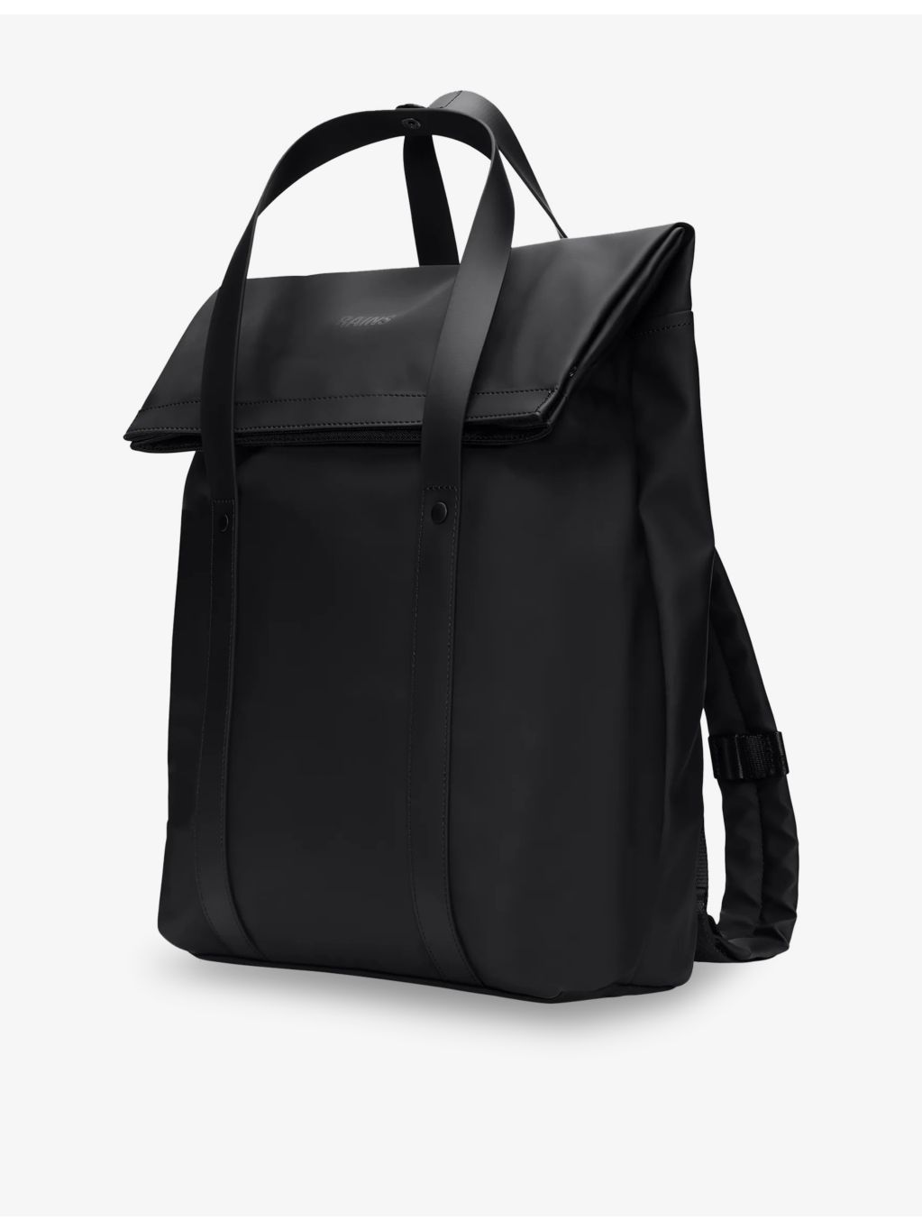 Rains waterproof shell rolltop rucksack, imported from the UK