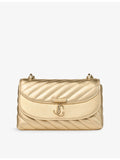 Jimmy Choo Curve small quilted metallic cross body bag (British brand)