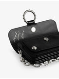 Zadig Voltaire Kate patent-leather wallet bag, imported from the UK