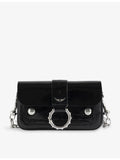 Zadig Voltaire Kate patent-leather wallet bag, imported from the UK