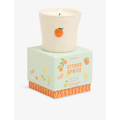selfridges Paddywax Citrus Spritz Ceramic Scented Wax Candle 226g- Buy online at McGrocer
