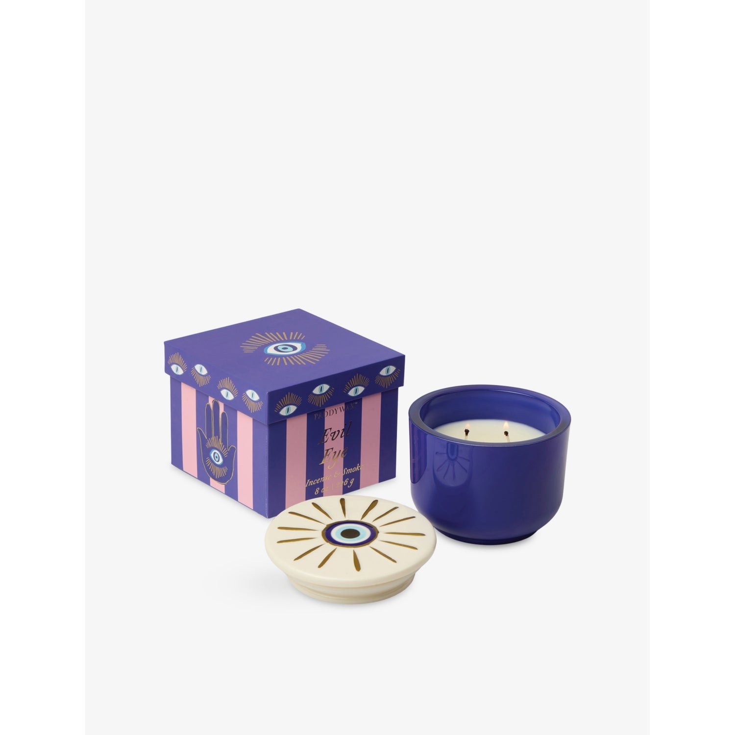 Paddywax Incense Smoke scented wax candle 226g, imported from the UK