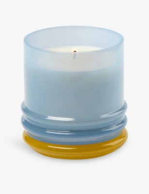 Paddywax Zesty Lemon scented glass candle 198g, imported from the UK