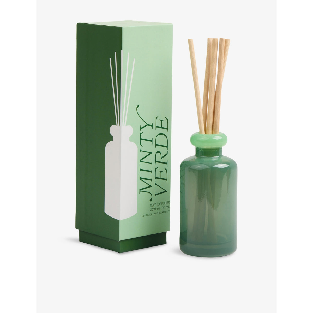 Paddywax Minty Verde glass diffuser 94ml, UK version