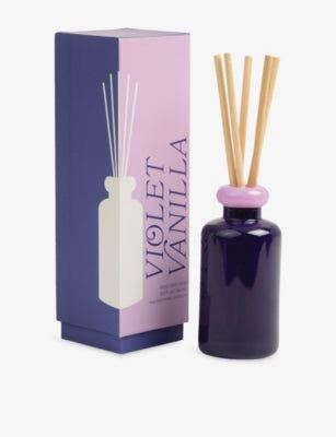 Paddywax Violet Vanilla glass scented diffuser 94ml - British product