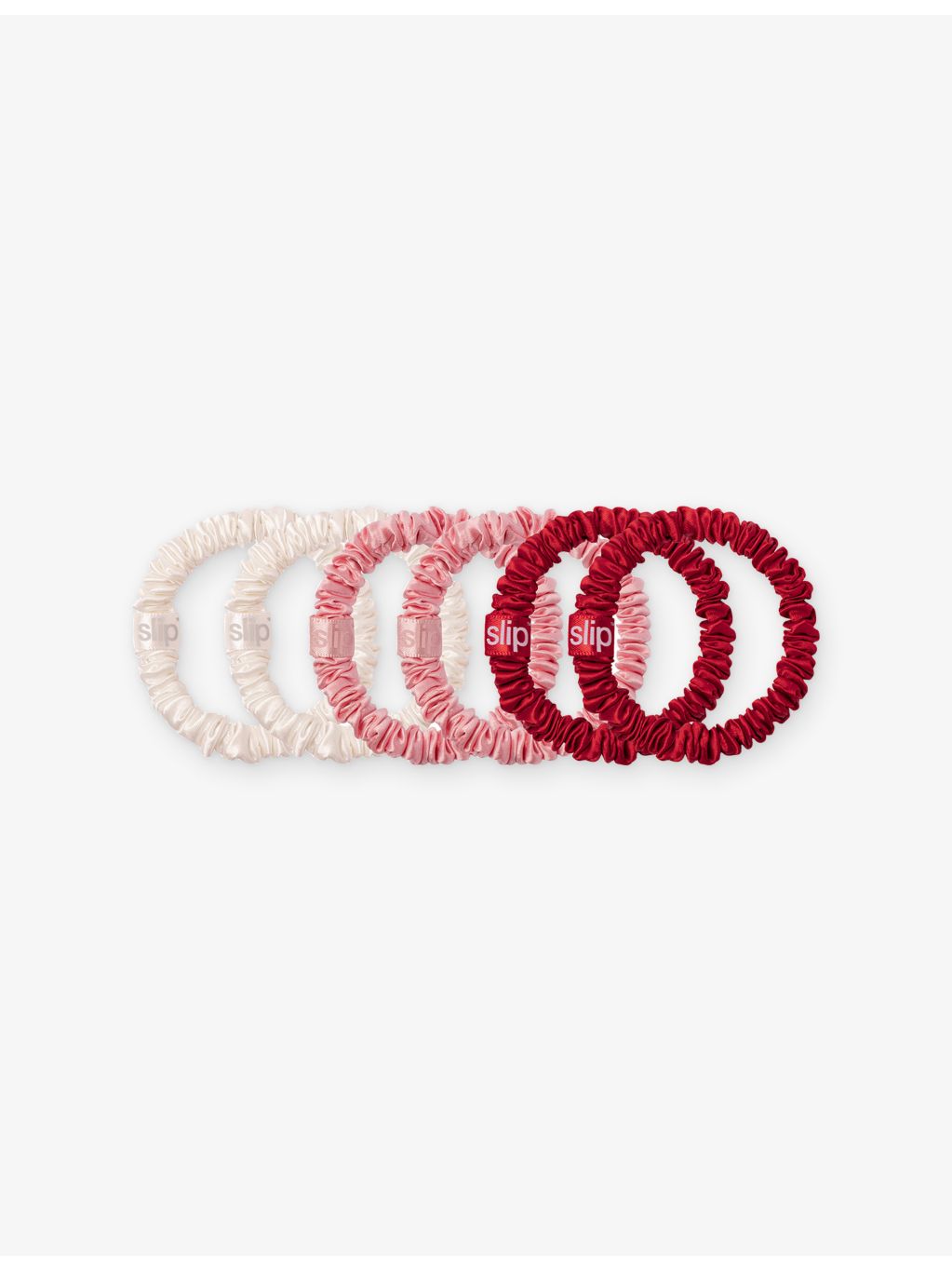 Sweetie silk scrunchies pack of six - British product
