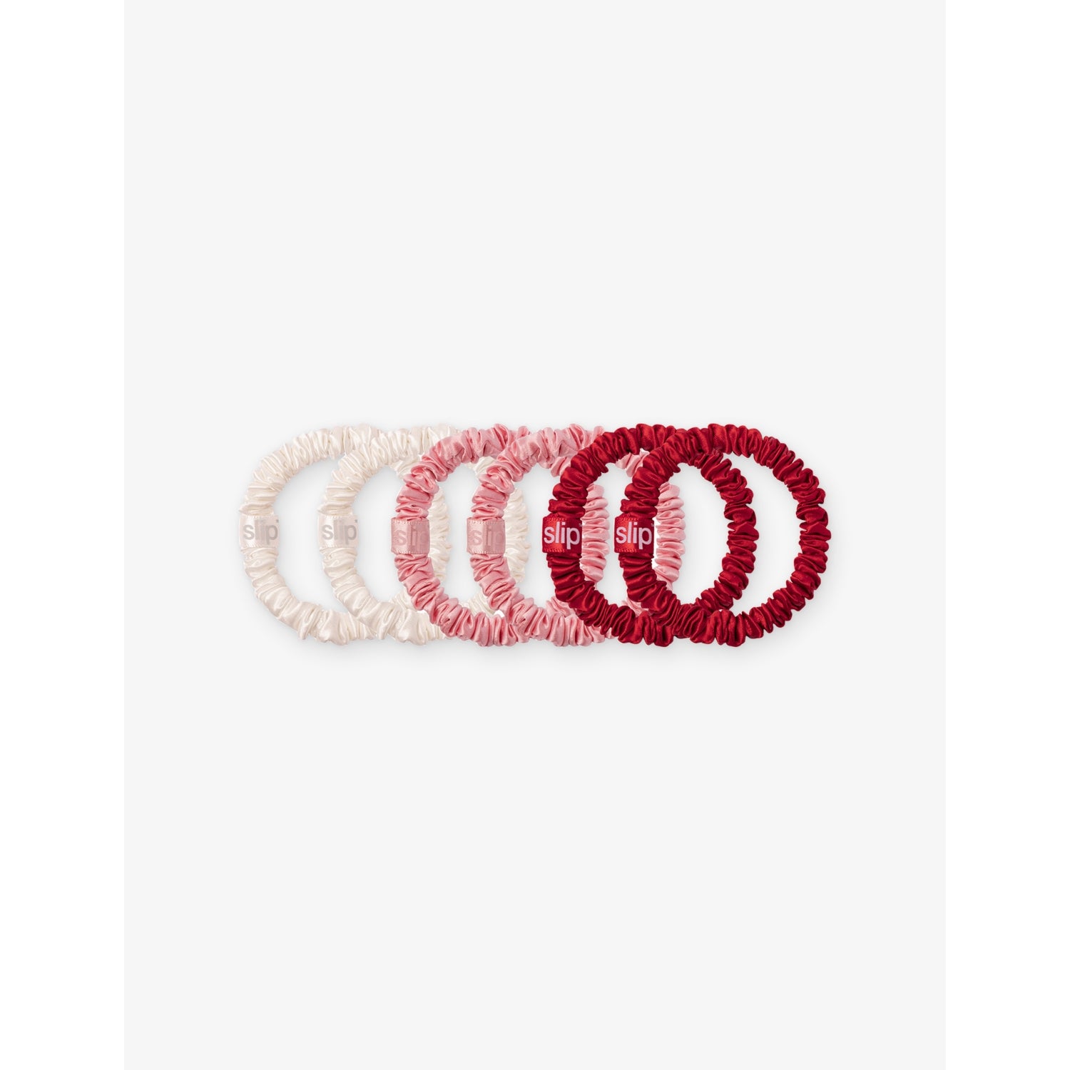 Sweetie silk scrunchies pack of six - British product