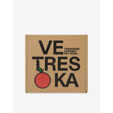 Vetreska tangerine ceramic pet bowl with tilt design, UK version