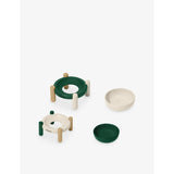 Vetreska Santal Forest ceramic pet bowl set - British product
