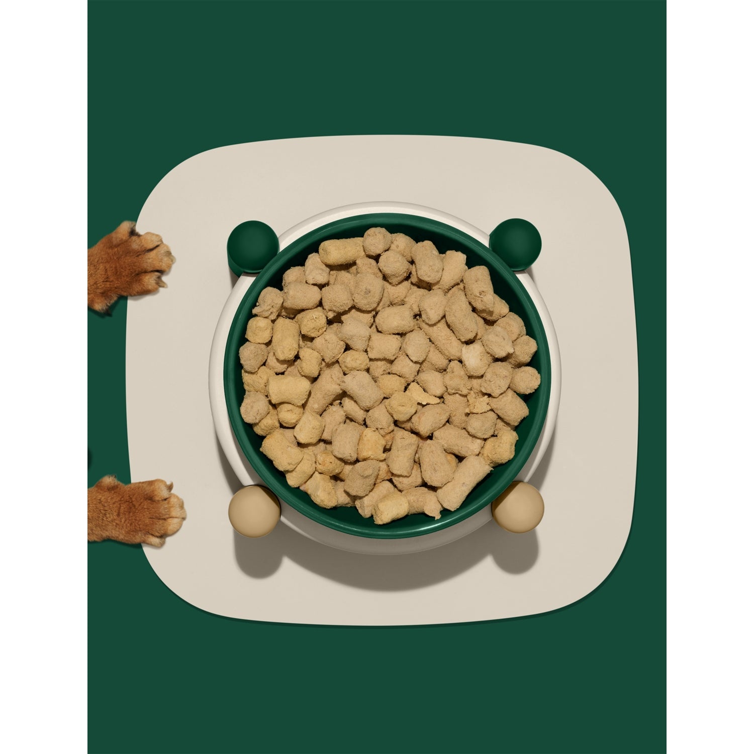 Vetreska Santal Forest ceramic pet bowl set - British product