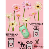 Vetreska Flora pet waste bag dispenser set with 15 bags - British product