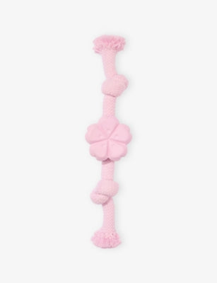 Vetreska Playful Charm rope pet toy, cherry blossom design - British product