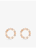 Chaumet 18ct rose-gold round diamond earring, UK version