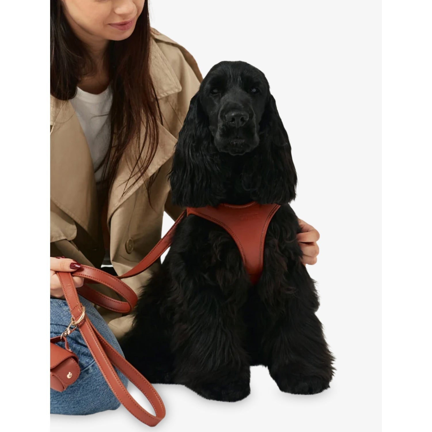 Cafide Jala vegan leather dog leash 140cm (British brand)